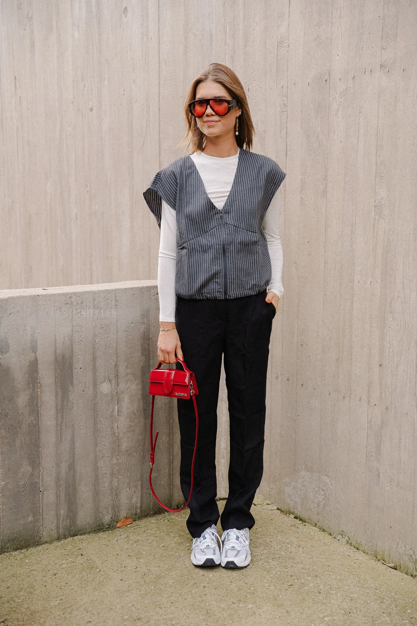 VISelma Ella High-Waist Pants in Black Beauty