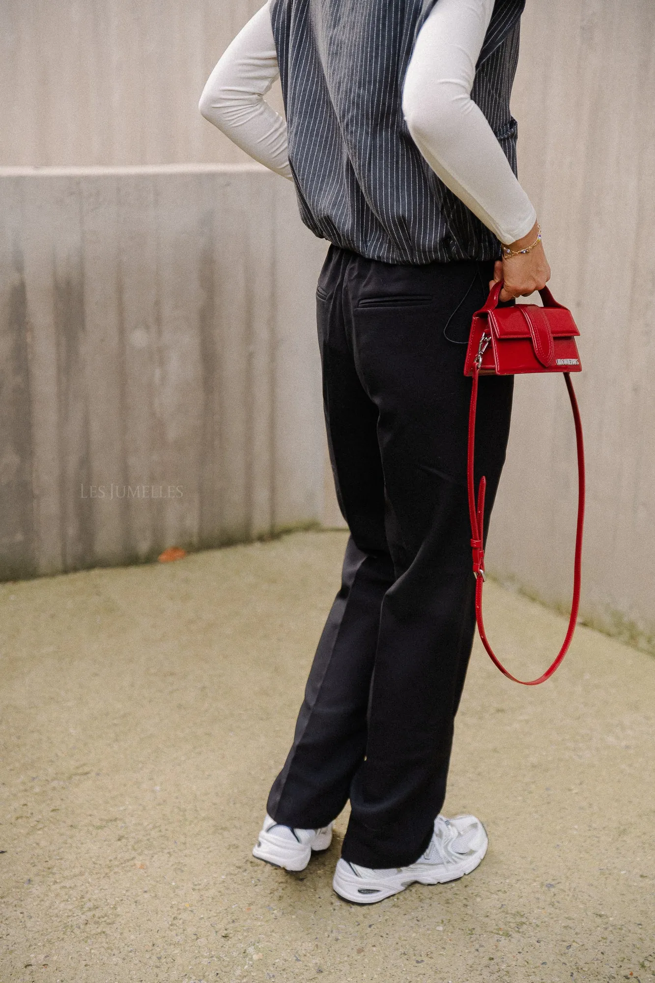 VISelma Ella High-Waist Pants in Black Beauty