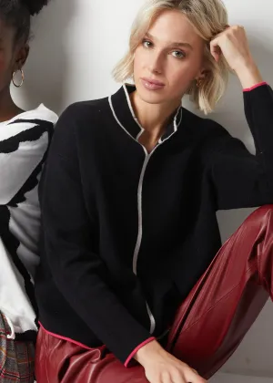 Zaket and Plover ZP6327U Sweater with Neru Collar